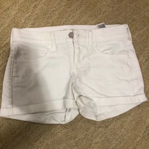 Old Navy white jean shorts